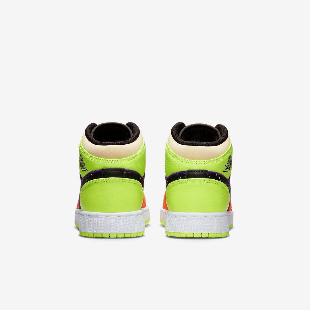 Men's Air Jordan 1 Mid 'Vivid Orange' Shoes