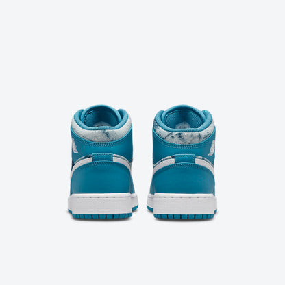 Men's Air Jordan 1 Mid 'Washed Denim' Shoes