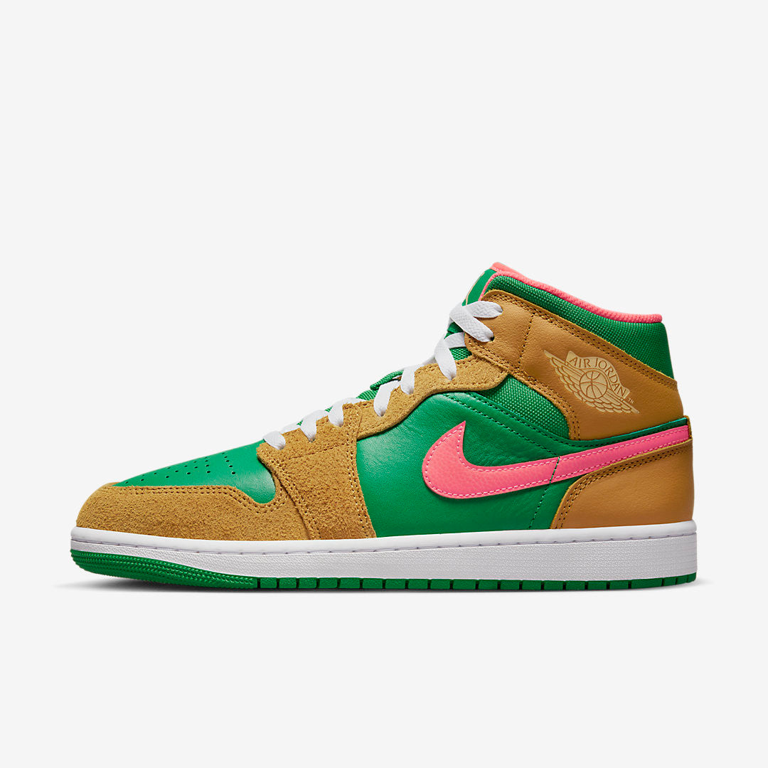 Men's Air Jordan 1 Mid 'Watermelon' Shoes