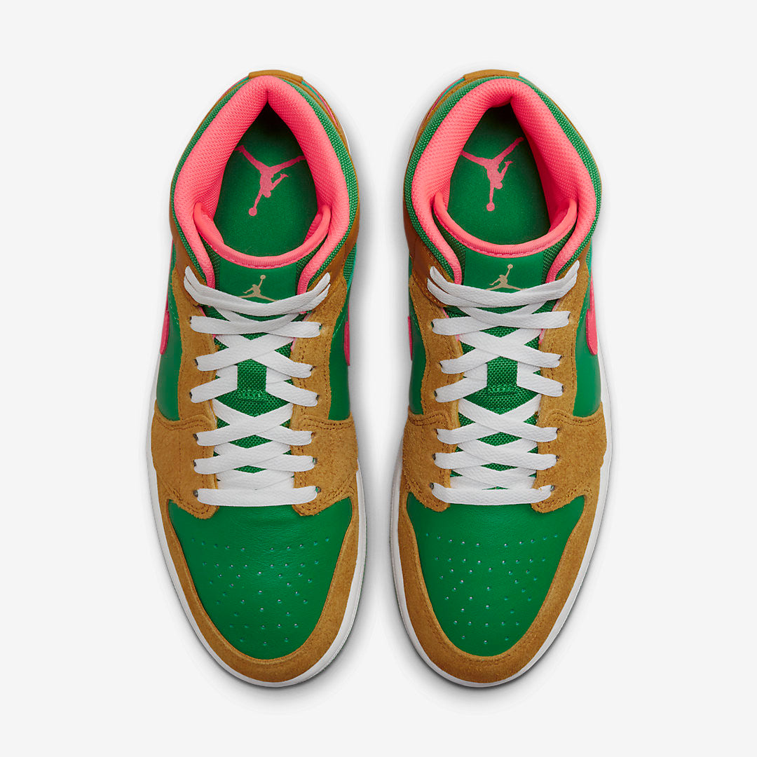 Men's Air Jordan 1 Mid 'Watermelon' Shoes