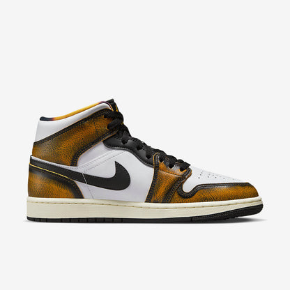Men's Air Jordan 1 Mid 'Wear Away' Shoes