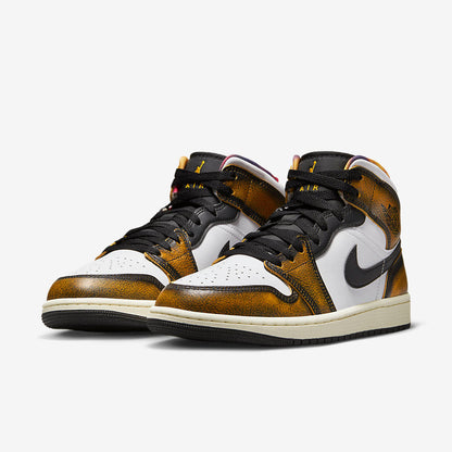 Men's Air Jordan 1 Mid 'Wear Away' Shoes