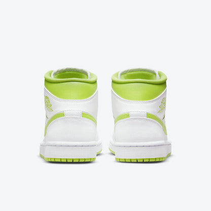 Men's Air Jordan 1 Mid 'White Lime' Shoes