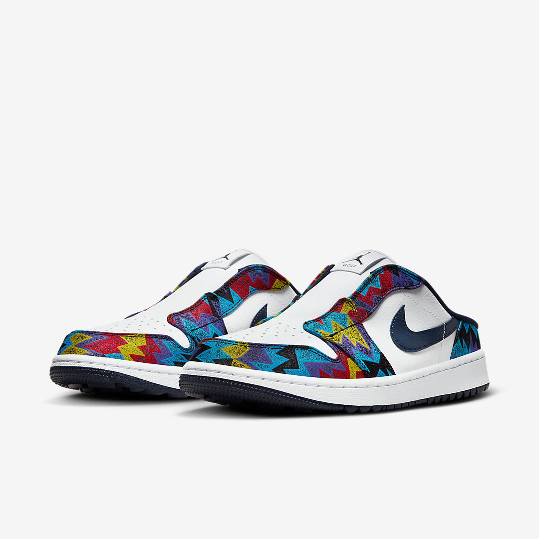 Men's Air Jordan 1 Mule Golf 'Nothing But Net' Shoes