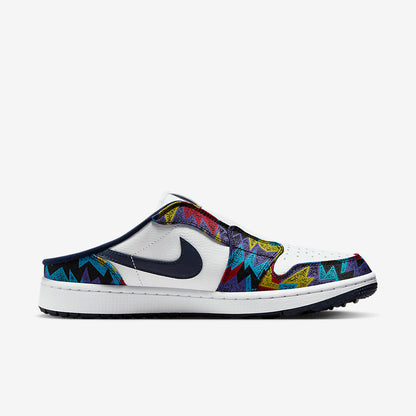 Men's Air Jordan 1 Mule Golf 'Nothing But Net' Shoes