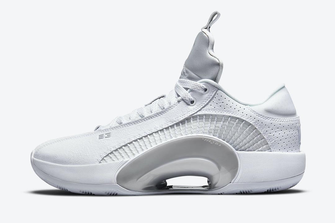 Men's Air Jordan 35 Metallic White Shoes
