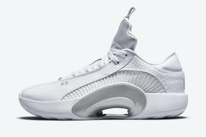 Men's Air Jordan 35 Metallic White Shoes