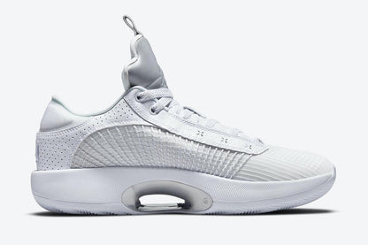 Men's Air Jordan 35 Metallic White Shoes
