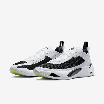 Men's Air Jordan Luka 1 White & Black Shoes