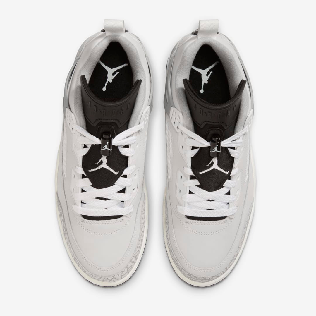 Men's Jordan Spizike Low White Grey Black Shoes