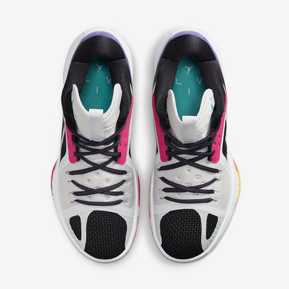 Men's Jordan Zoom White Black Multicolor Shoes