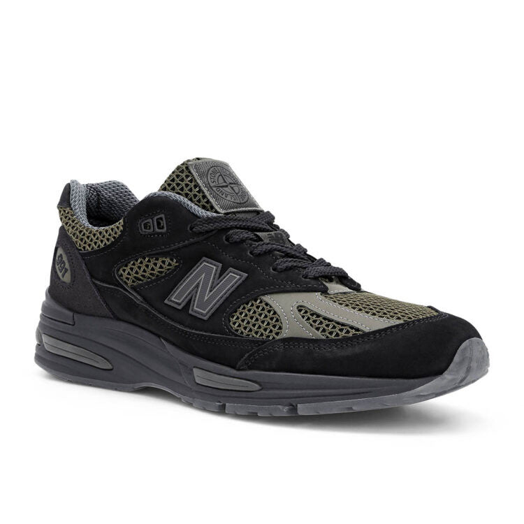 Men's New Balance 991v2 'Olive Green Gray Black' Shoes