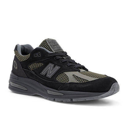 Men's New Balance 991v2 'Olive Green Gray Black' Shoes