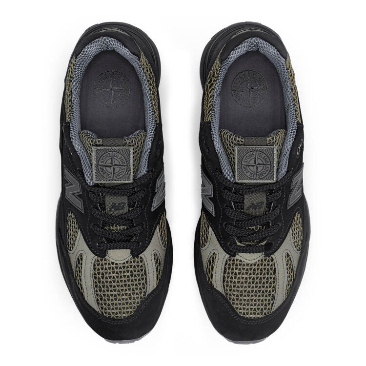 Men's New Balance 991v2 'Olive Green Gray Black' Shoes