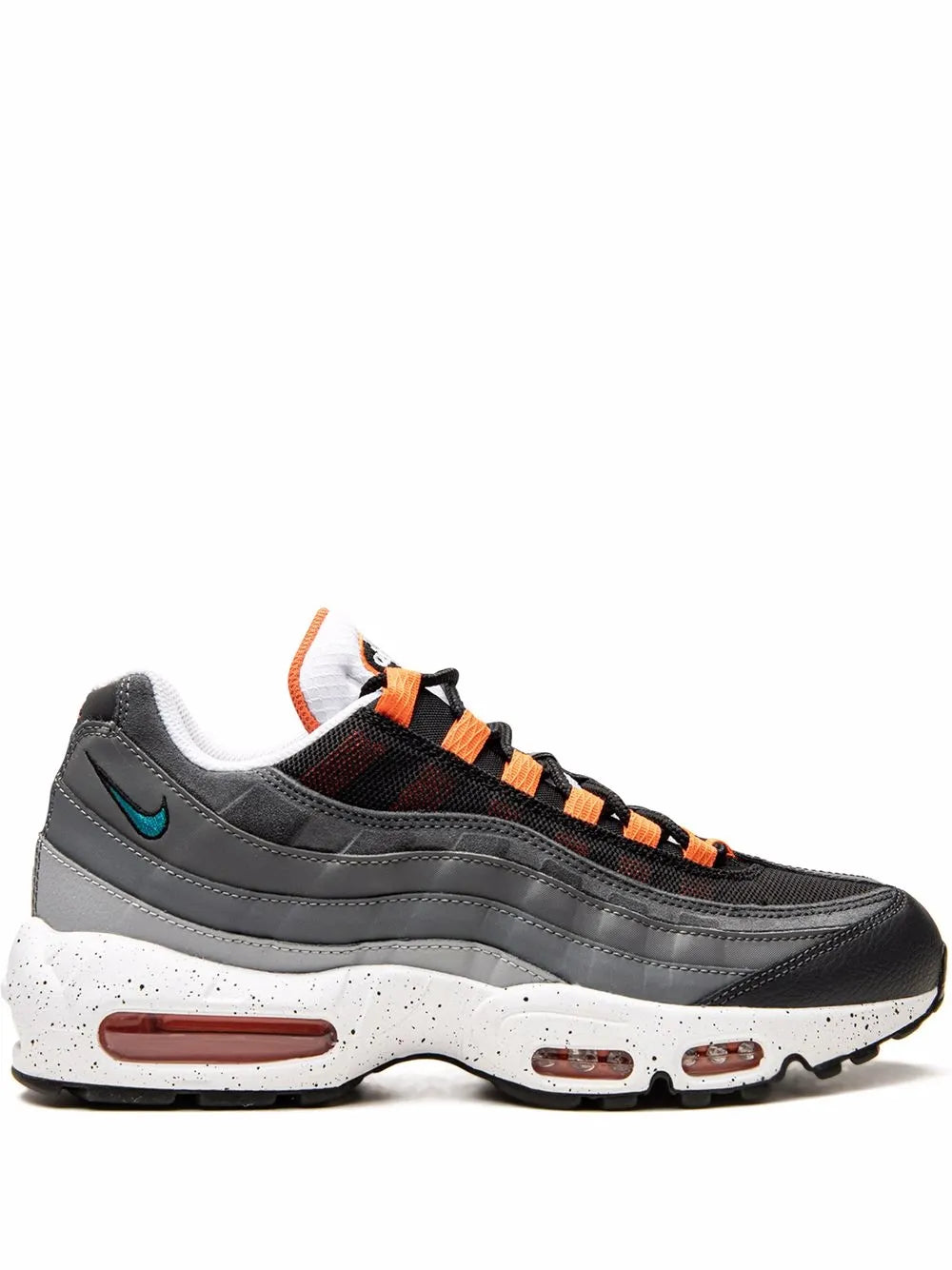 Men's Nike Air Max 95 Sole Grey Orange Shoes