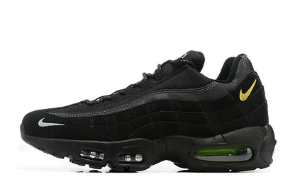 Men's Nike Air Max 95 Black Yellow Strike Shoes