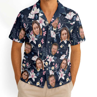 Custom Photo With Beloved Ones - Personalized Customized Hawaiian shirt