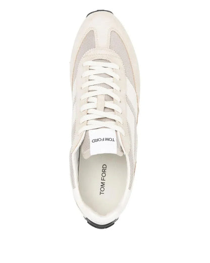 Men's Tom Ford Mick Panelled Light Beige Sneakers