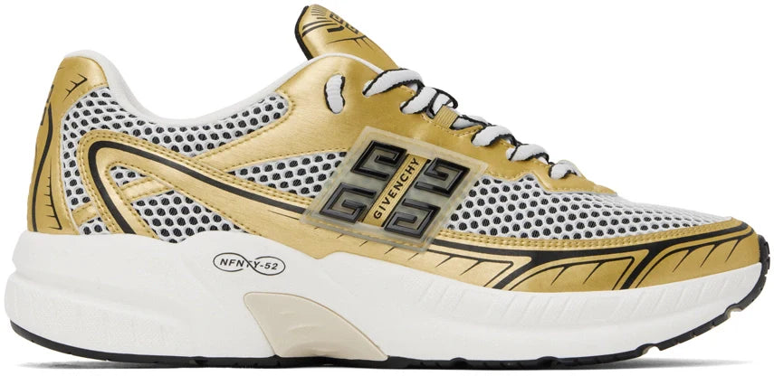 Men's Givenchy Baskets NFNTY-52 Golden White Sneakers
