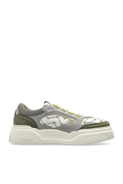 Men's Fendi Roma Match Green Sneakers