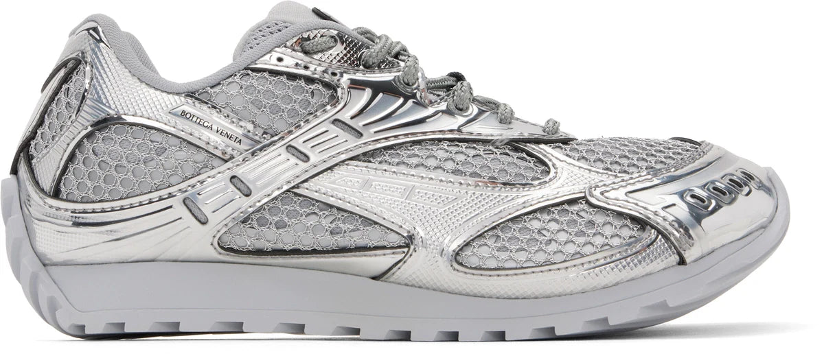 Men’s Bottega Veneta Orbit Silver Sneakers