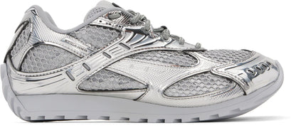 Men’s Bottega Veneta Orbit Silver Sneakers