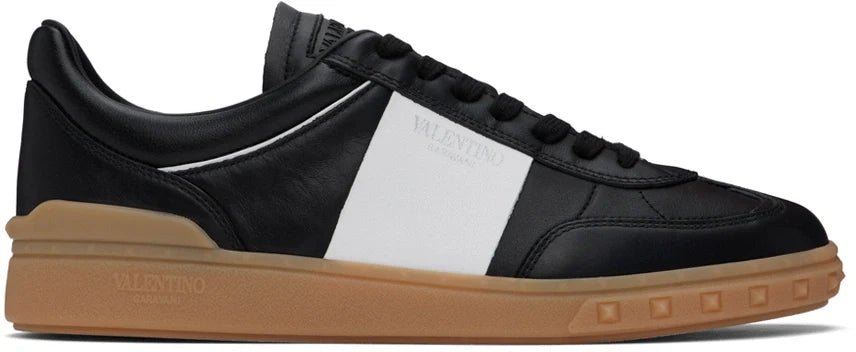 Men's Valentino Garavani Upvillage Low-Top Black Sneakers