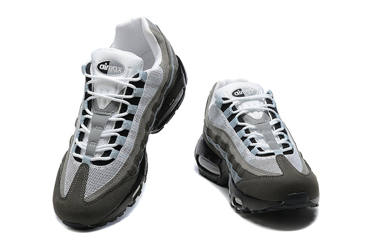 Men's Nike Air Max 95 Gradient Grey And Blue Shoes