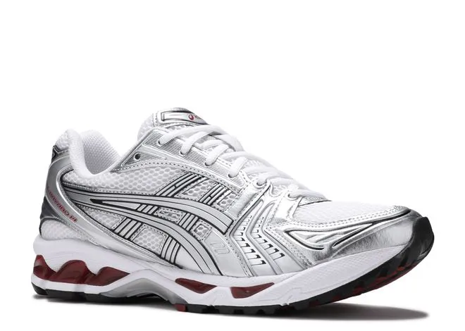 Men's  Asics Gel Kayano 14 'Pure Silver Red' Shoes