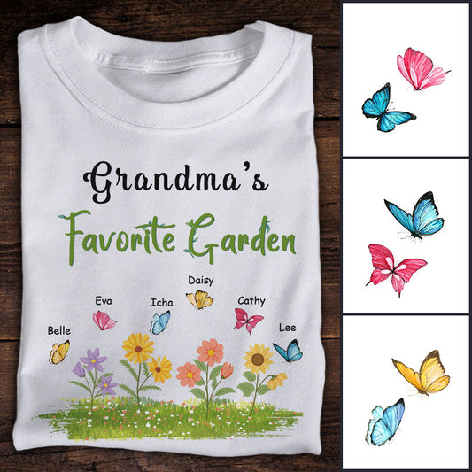 Favorite Garden - Personalized Customized T-shirt - Gift For Garden Lover - Gift For Friend