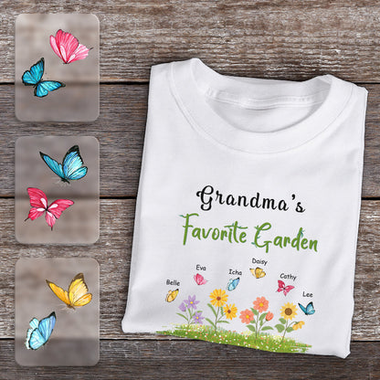 Favorite Garden - Personalized Customized T-shirt - Gift For Garden Lover - Gift For Friend