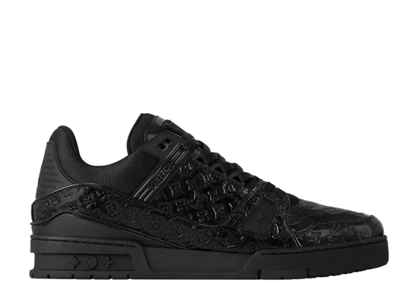 Men's Louis Vuitton Trainer Black Sneakers