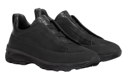 Men's Zegna Triple Stitch™ Monte Black Sneakers