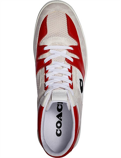 Men's Coach Citysole Mid Top white Red Sneakers