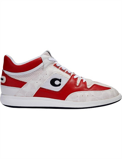 Men's Coach Citysole Mid Top white Red Sneakers