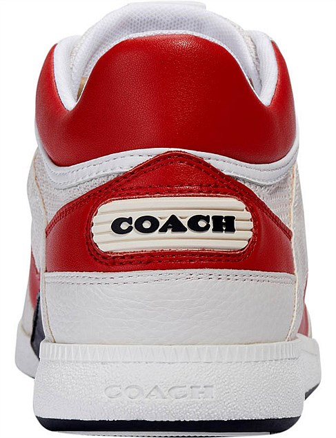 Men's Coach Citysole Mid Top white Red Sneakers