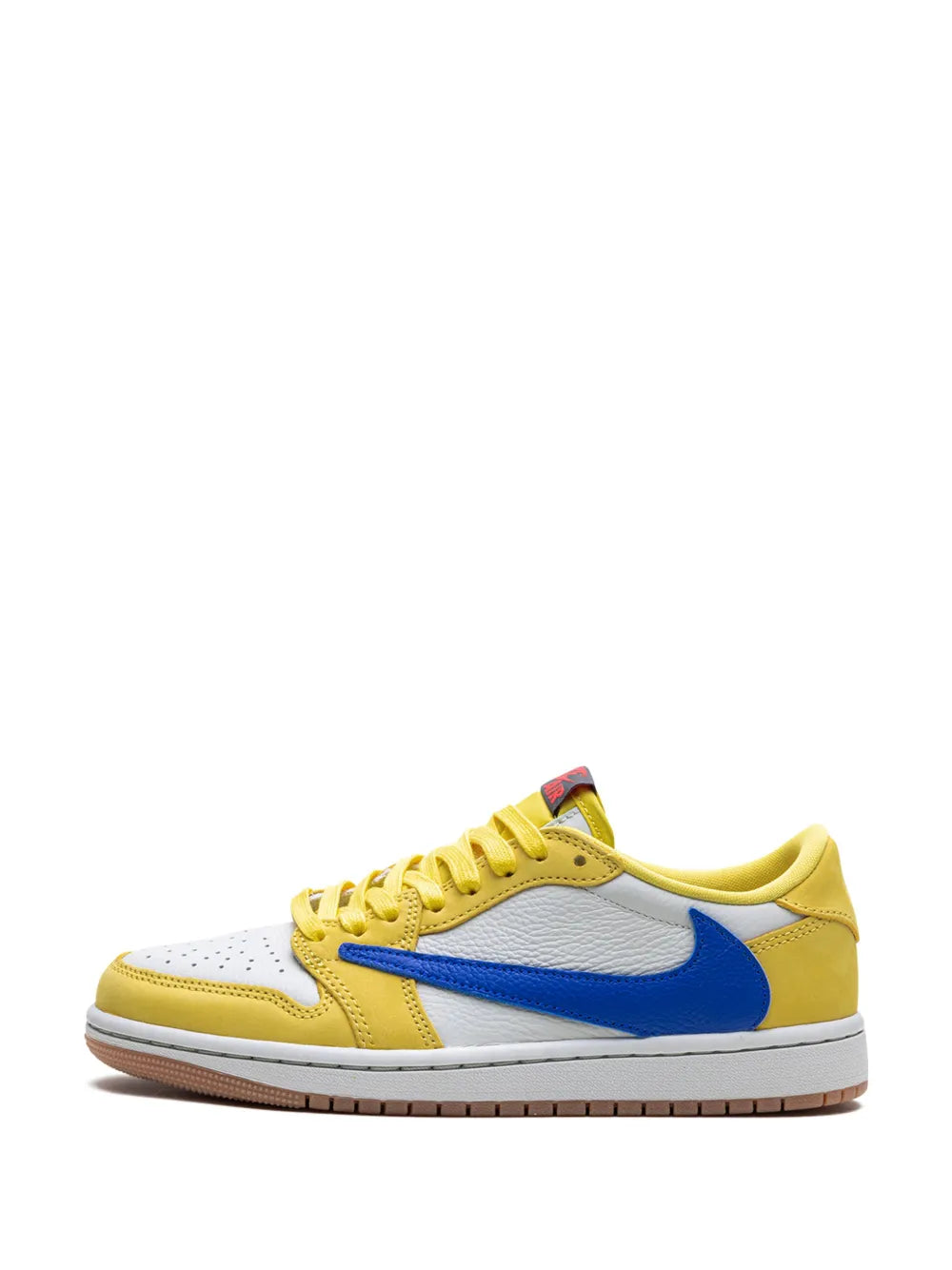 Men's Travis Scott x Air Jordan 1 Retro Low ‘ Canary ' Shoes