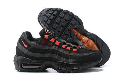 Men's Nike Air Max 95 Black Laser Crimson Shoes