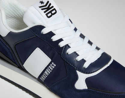Men’s Bikkembergs Puyol Navy White Sneakers