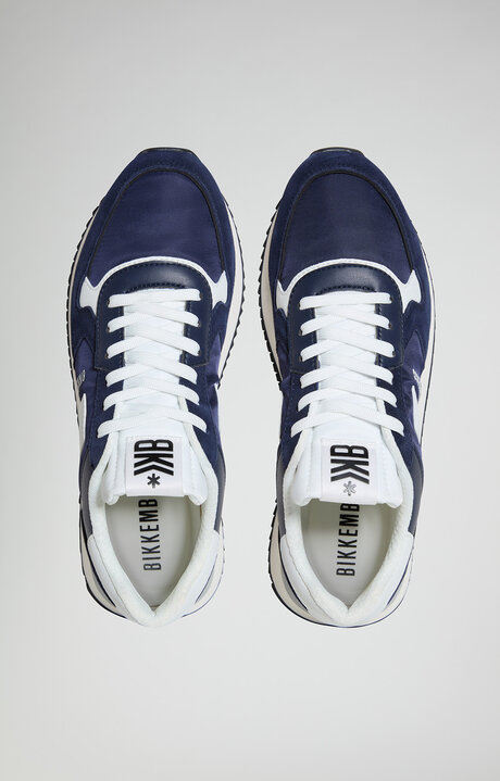 Men’s Bikkembergs Puyol Navy White Sneakers