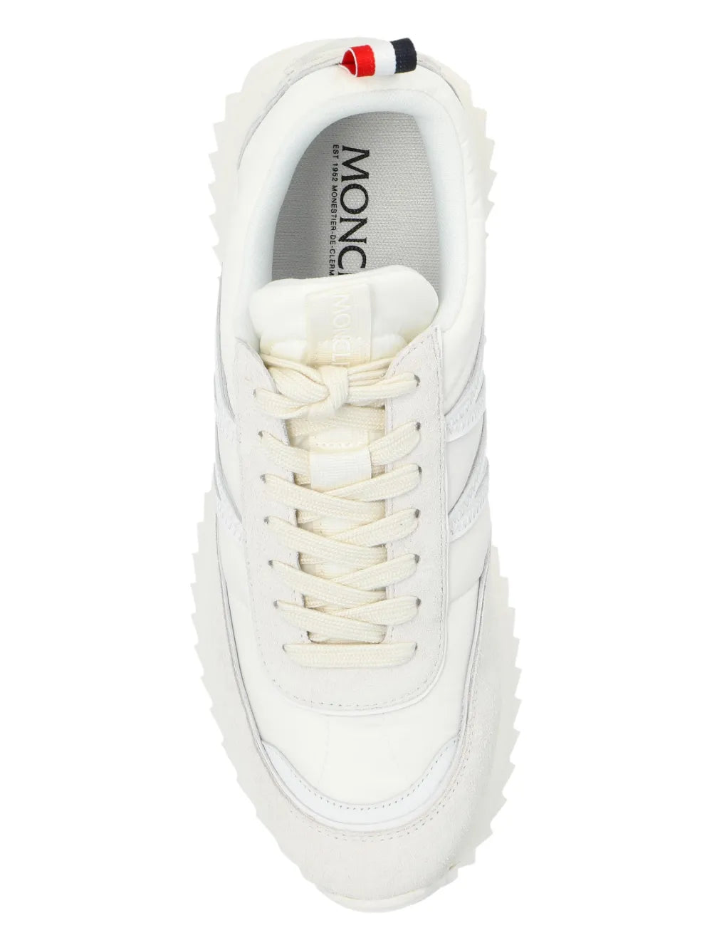 Men's Pacey Nylon & Suede White Sneakers