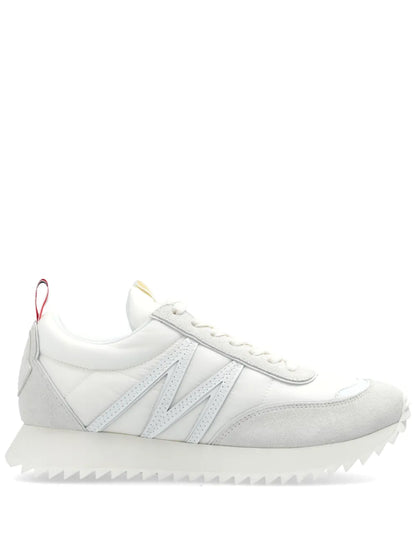 Men's Pacey Nylon & Suede White Sneakers