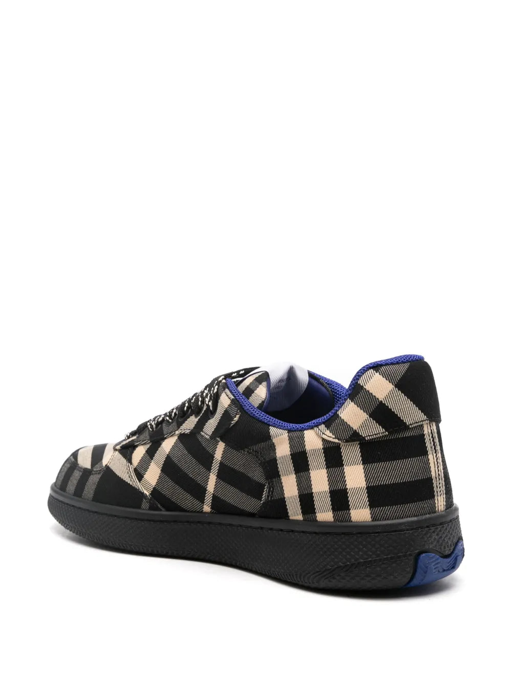 Men’s Burberry Check Terrace Noir Beige Bleu Sneakers