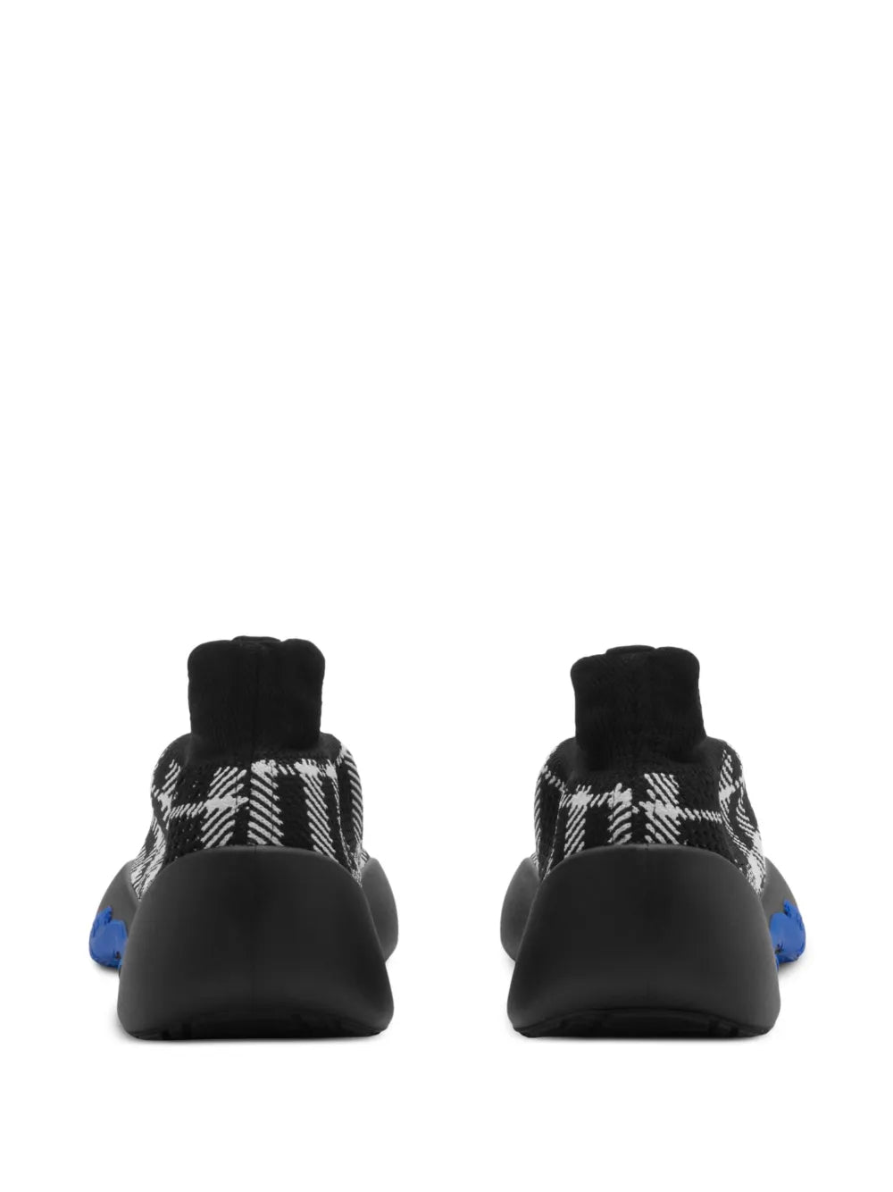Men’s Burberry burbery Neptune Check Knit Black Sneaker