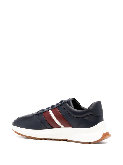 Men's Bally Darsyl Leather Navy White Sneaker