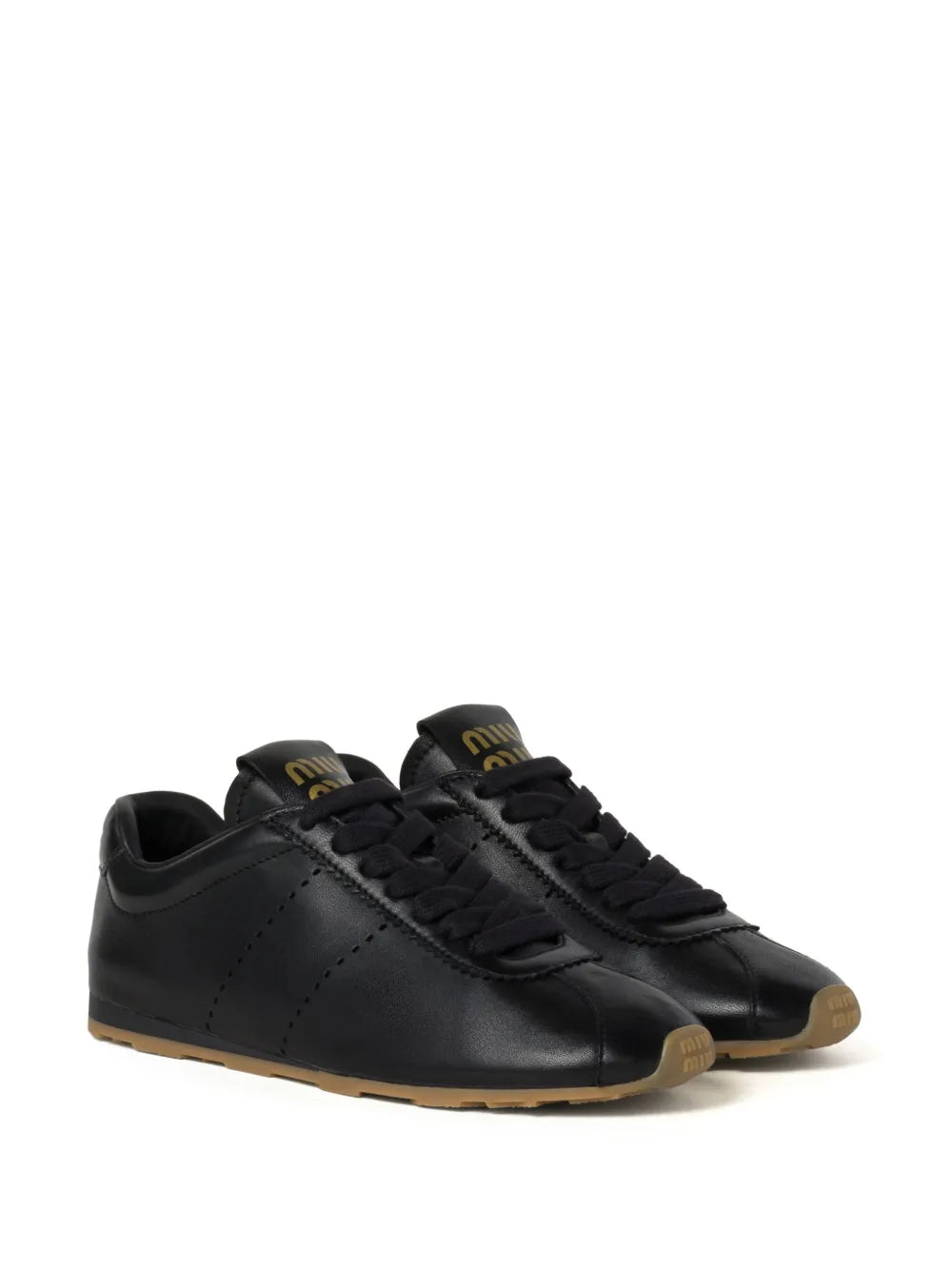 Men's Miu Miu Low Top Black Sneaker