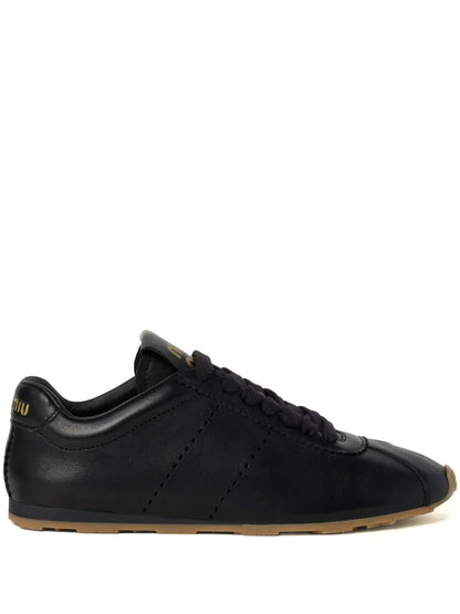 Men's Miu Miu Low Top Black Sneaker