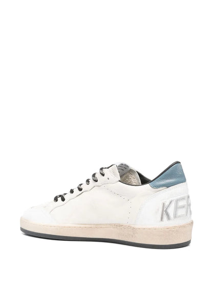 Men's Golden Goose Ball Star Gold Laminated Star Sneakers