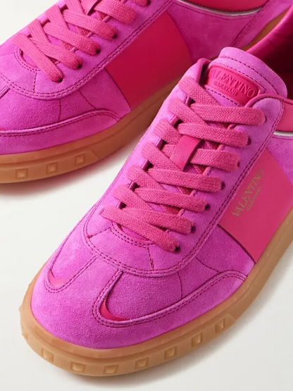 Men's Valentino Garavani Upvillage Low-Top Pink Sneakers