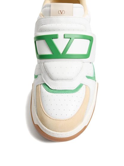 Men's Valentino Garavani Joie De Jouer White Green Sneakers